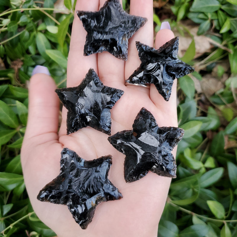 Hammered Obsidian Star