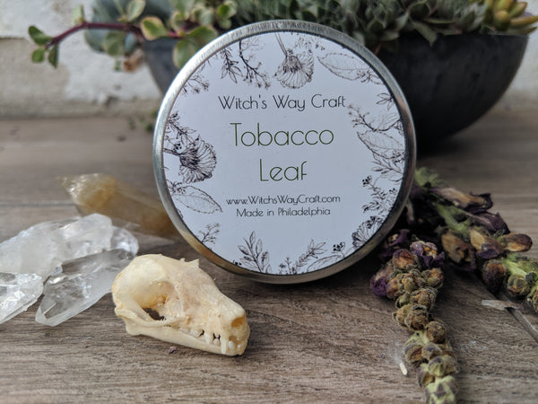 Tobacco Leaf - Scented Soy Candle
