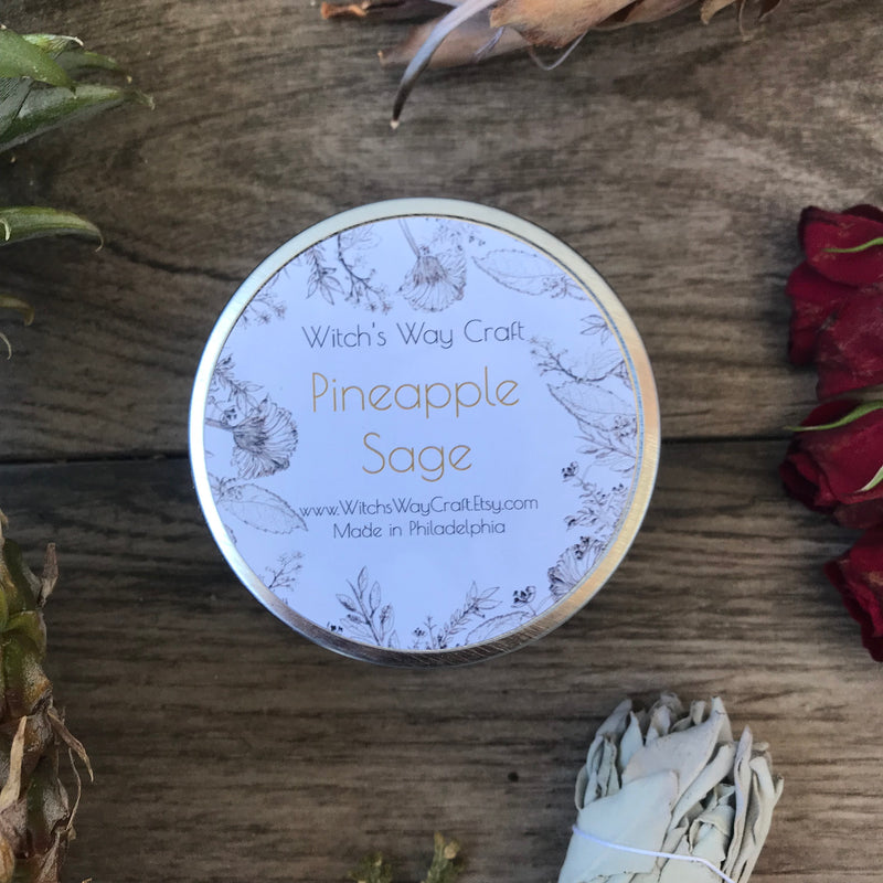 Pineapple Sage -  Scented Soy Candle