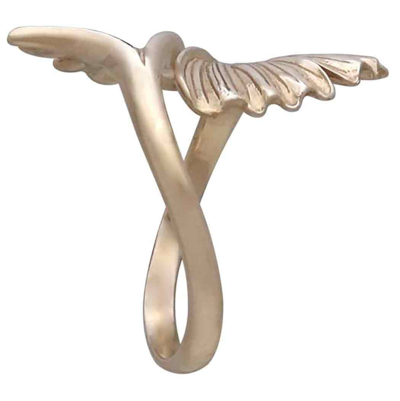 Bronze Adjustable Ginkgo Leaf Ring