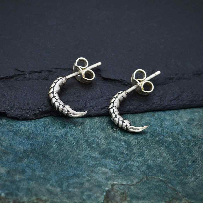 Sterling Silver Bird Claw Post Earring