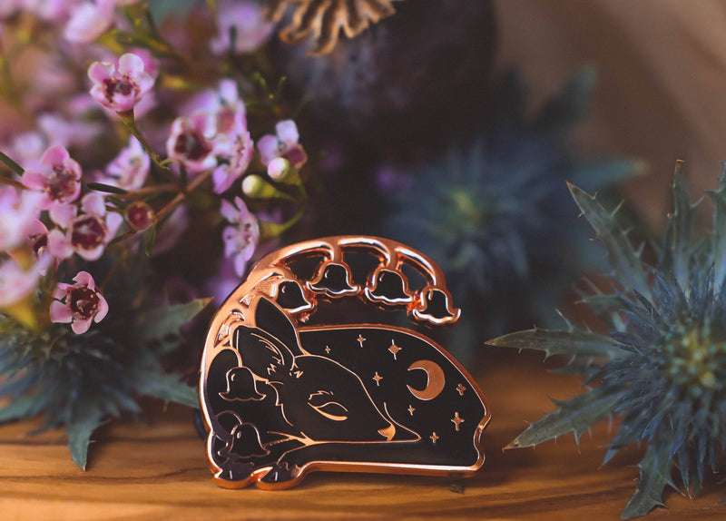 Night Starlight Fawn - Enamel Pin - The Pickety Witch