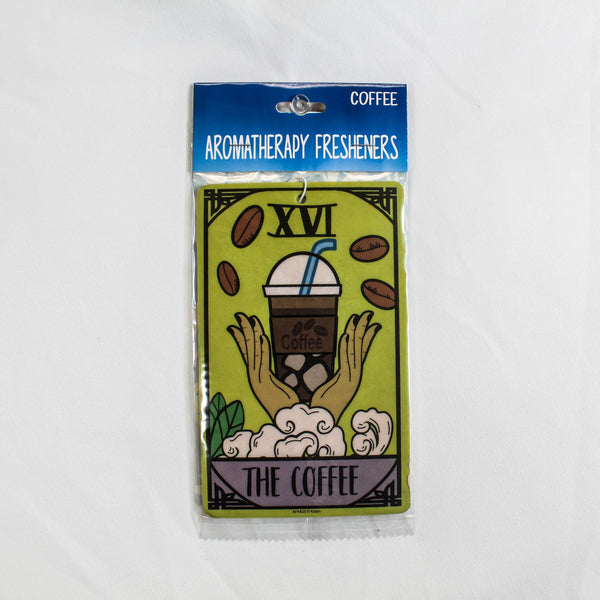 Coffee Tarot Card Air Freshener
