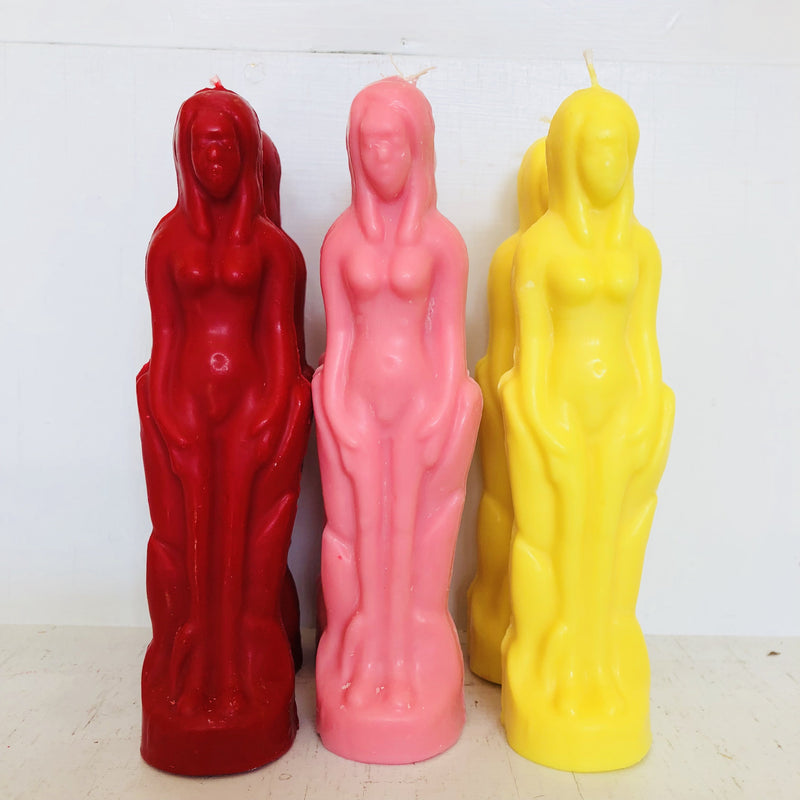 Goddess Figure Spell Candle