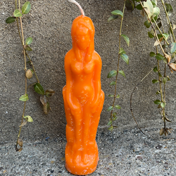 Orange Goddess Candle