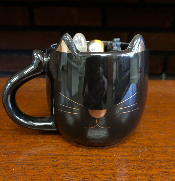 Protection Ritual Candle - Black Cat Mug