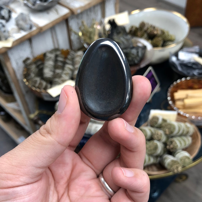 Hematite Worry Stone