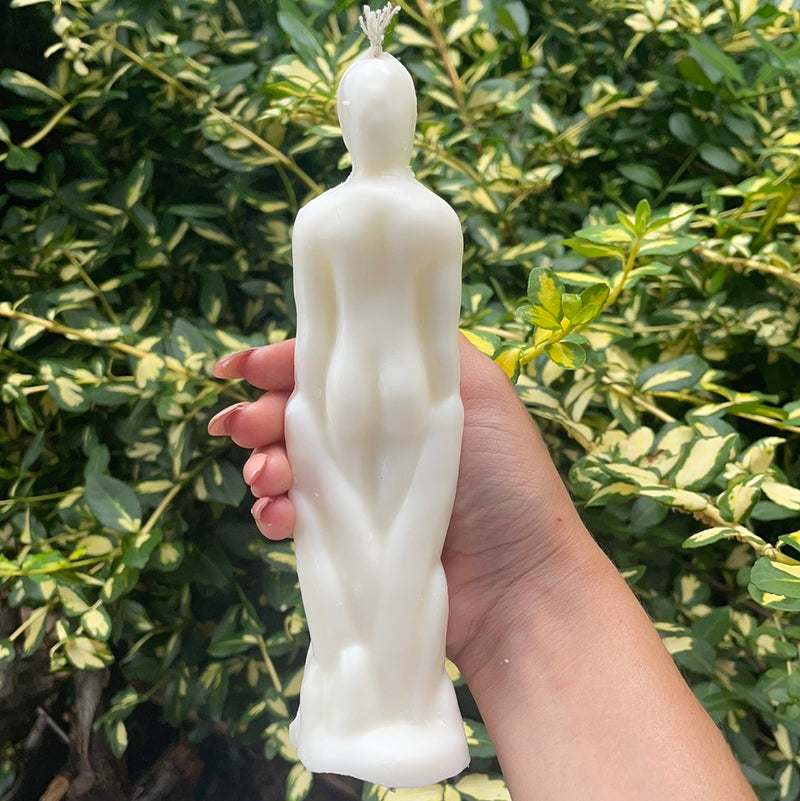 White God Figure Spell Candle