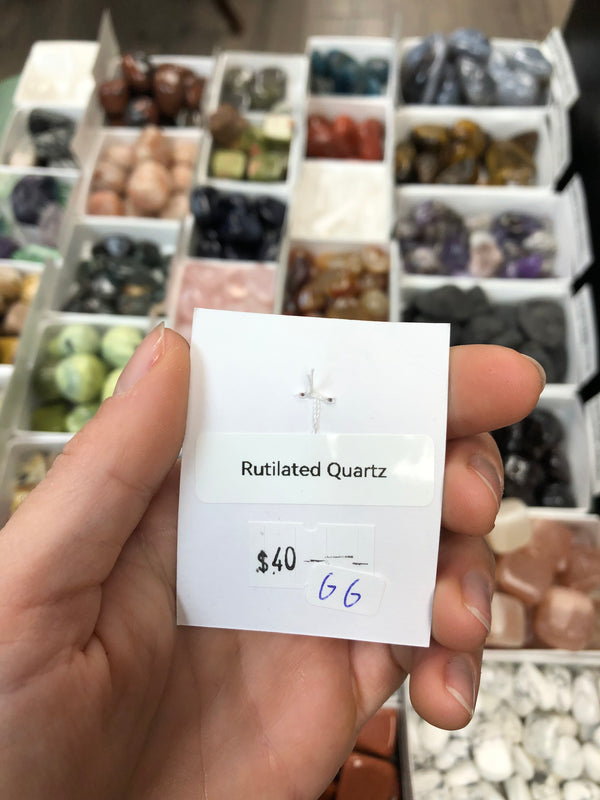 Rutilated Quartz Pendant - GG