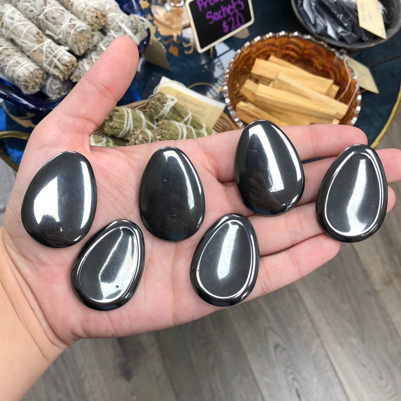 Hematite Worry Stone