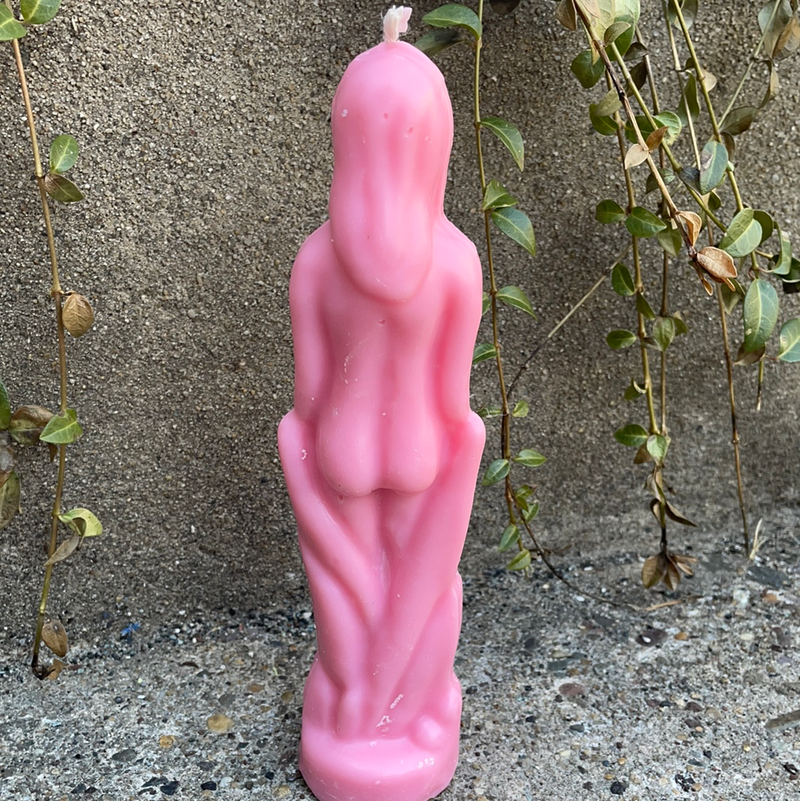 Pink Goddess Candle