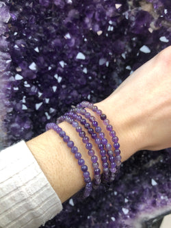 Amethyst Bracelet - 4mm