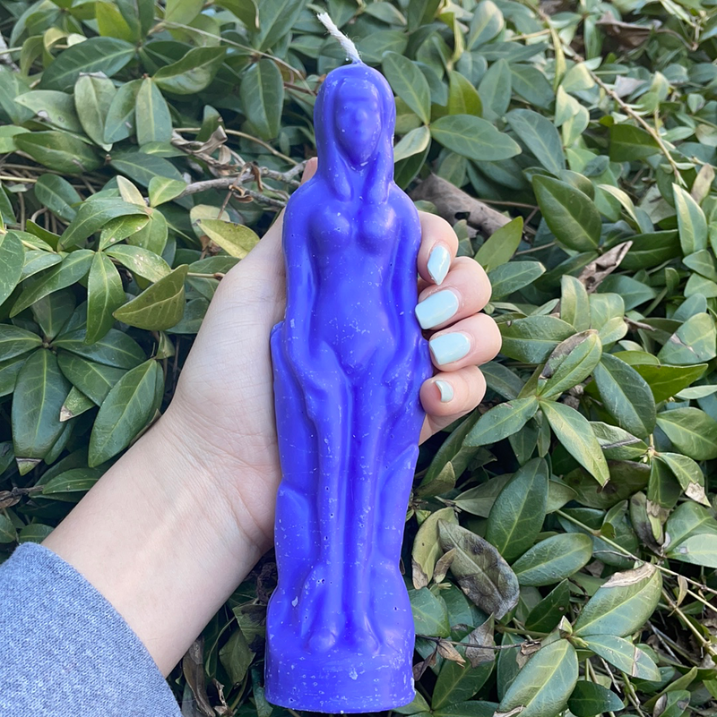 Purple Goddess Candle