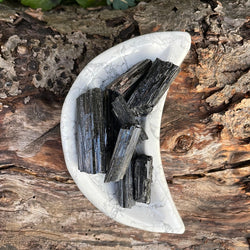 Raw Black Tourmaline Pocket Stone