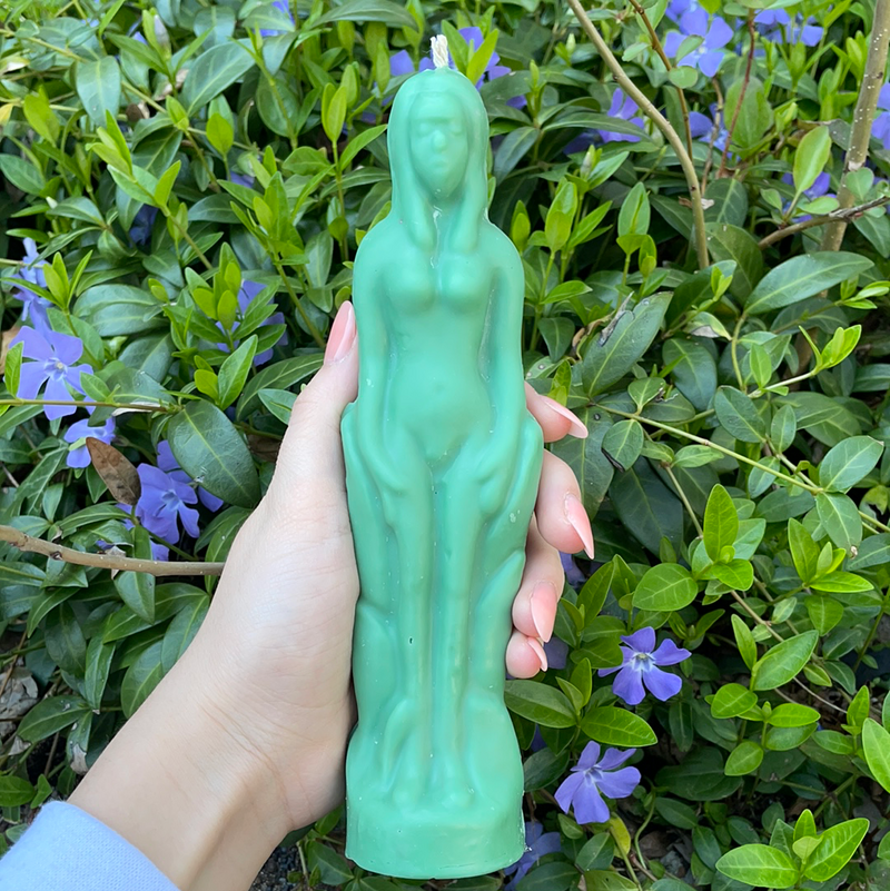 Green Goddess Candle