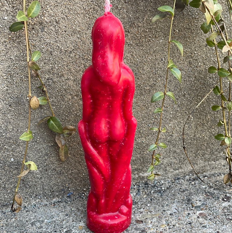 Red Goddess Candle