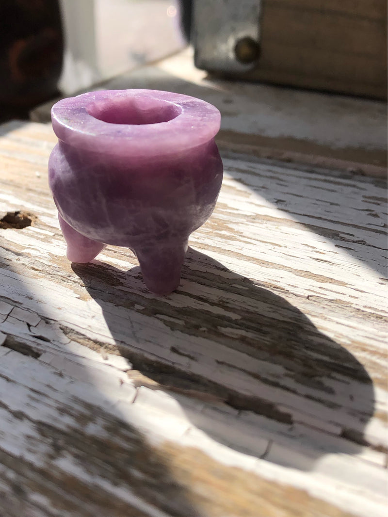 Mini Crystal Cauldron (Choose your stone type)