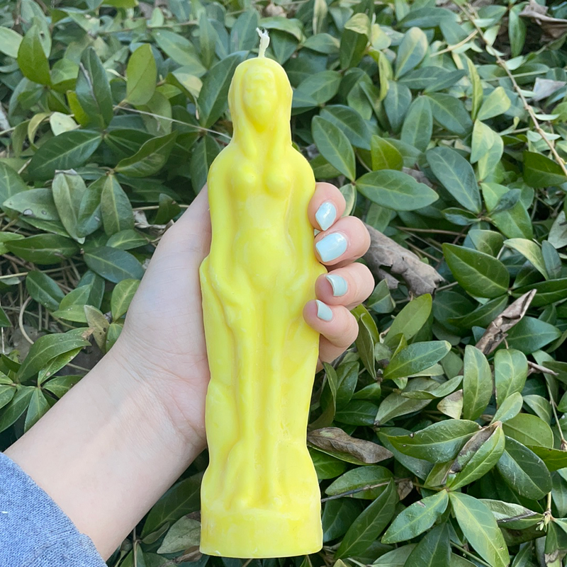 Yellow Goddess Candle