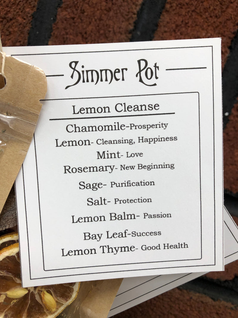 Lemon Cleanse Simmer Pot - Tinkers Co
