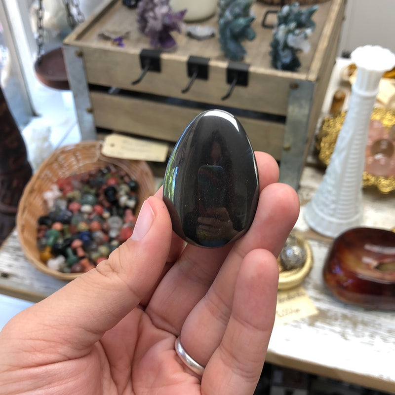 Hematite Worry Stone