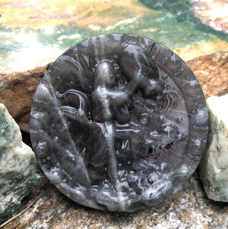 Aquarius Labradorite Carving-AF