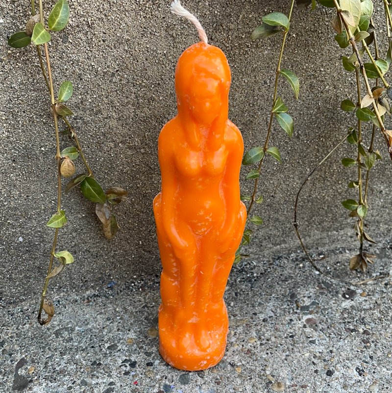 Orange Goddess Candle