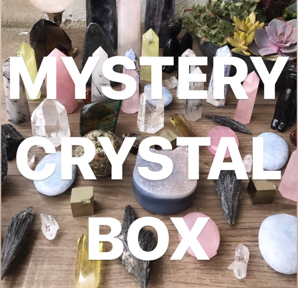 Mystery Box Crystal Kit Crystal Bundle Gift Box Set Surprise Mystery  Crystal Box Unique Rare Crystal Present New Home Gift