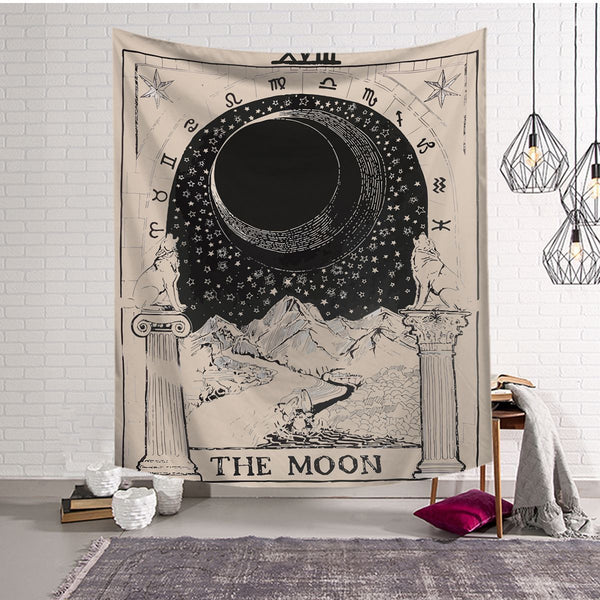 Tarot - The Moon Tapestry / Altar Cloth