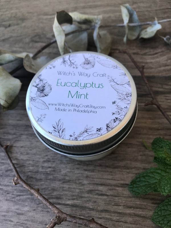 Eucalyptus Mint - Scented Soy Candle
